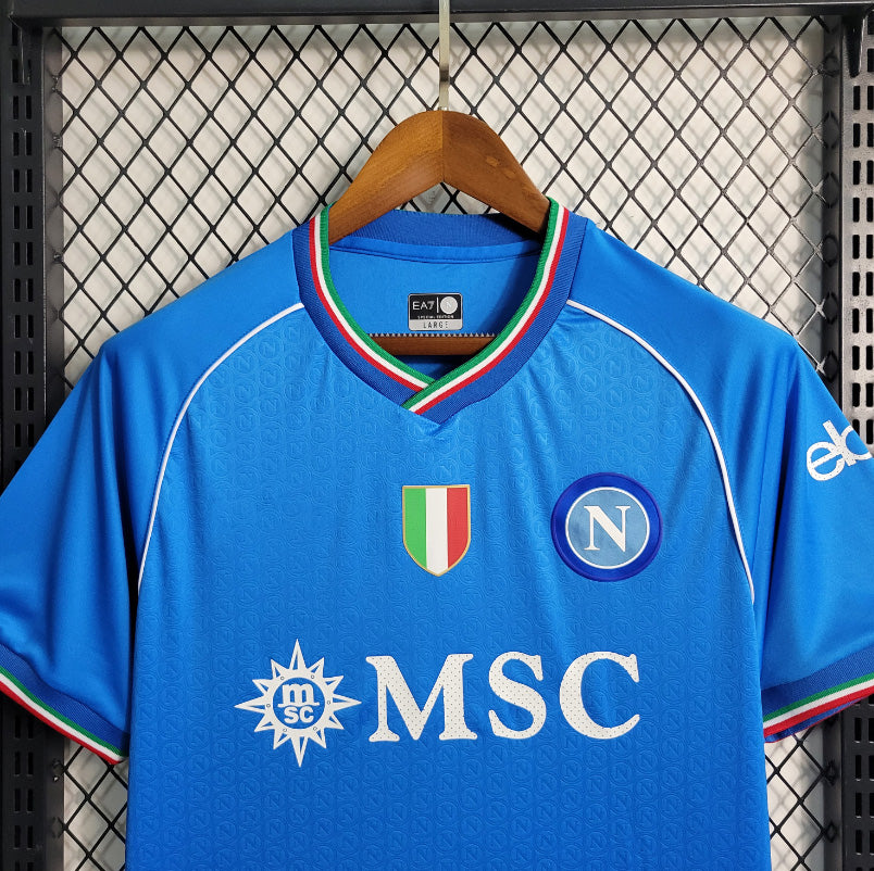 SSC Napoli – Maillot Domicile Bleu – Saison 2023/2024