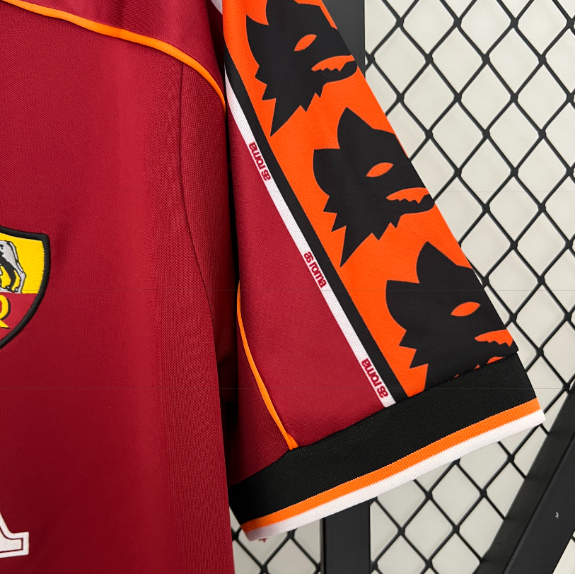 AS Roma – Maillot Domicile Rétro – Saison 2000/2001