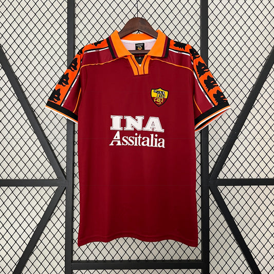 AS Roma – Maillot Domicile Rétro – Saison 2000/2001