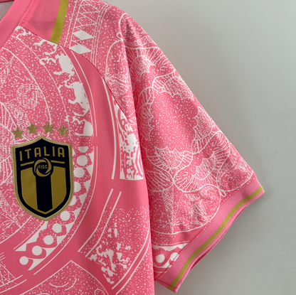 Italie – Maillot Concept Rose Graphique – 2024/2025 – Version Fan