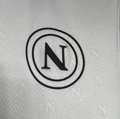 SSC Napoli – Maillot Extérieur Blanc – 2024/2025 – Version Fan