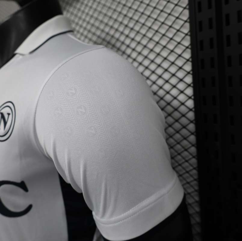 SSC Napoli – Maillot Extérieur Blanc version Player – Saison 2024/2025