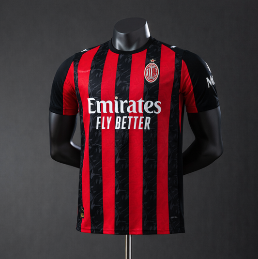 Maillot AC Milan Domicile – Saison 2025/2026 version Player