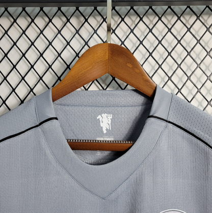 Manchester United – Maillot Extérieur Gris – 2007/2008 – Version Fan