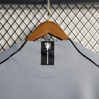 Manchester United – Maillot Extérieur Gris – 2007/2008 – Version Fan