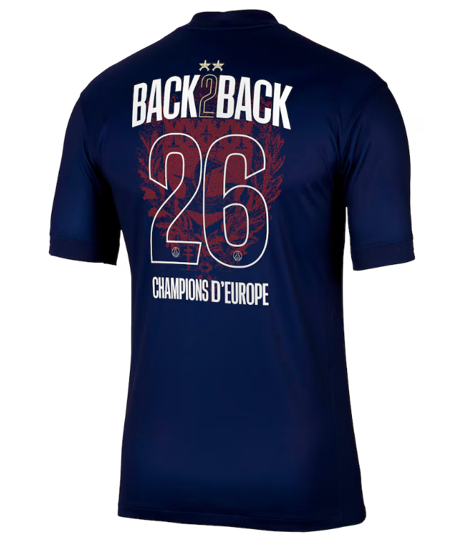 Maillot PSG Champion 2026 back to back