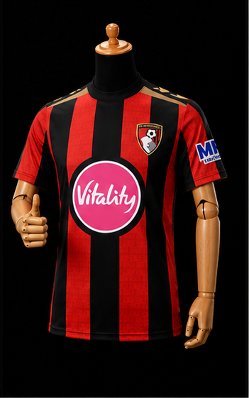 AFC Bournemouth maillot domicile 2026/2027 version Fan vue de face