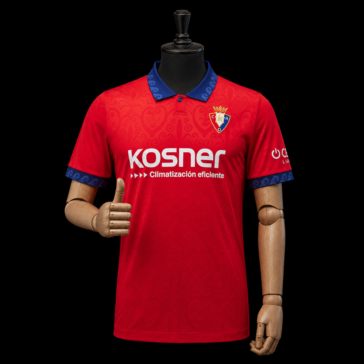CA Osasuna maillot domicile 2026/2027 version Fan vue de face