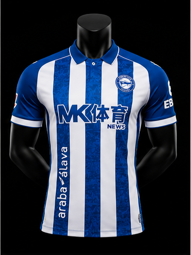 Deportivo Alavés maillot domicile 2026/2027 version Player vue de face