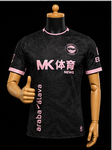 Deportivo Alavés maillot extérieur 2026/2027 version Fan vue de face
