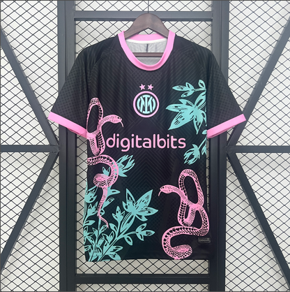 Inter Milan – Maillot Concept Noir et Rose – 2024/2025 – Version Fan