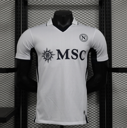 SSC Napoli – Maillot Extérieur Blanc – 2024/2025 – Version Player