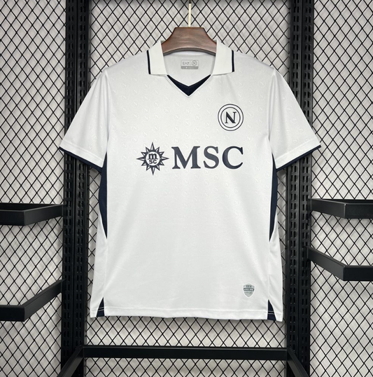 SSC Napoli – Maillot Extérieur Blanc – Saison 2024/2025