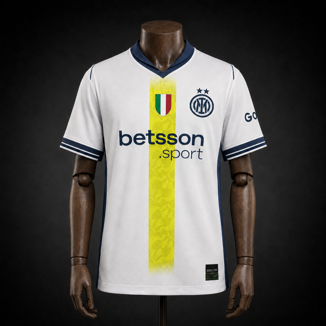 Inter Milan maillot Extérieur 2025/2026 version Fan vue de face