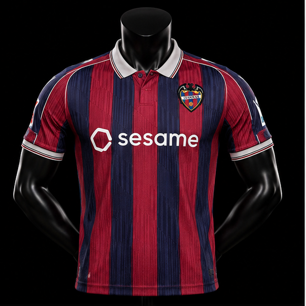 Levante UD maillot domicile 2026/2027 version Player vue de face