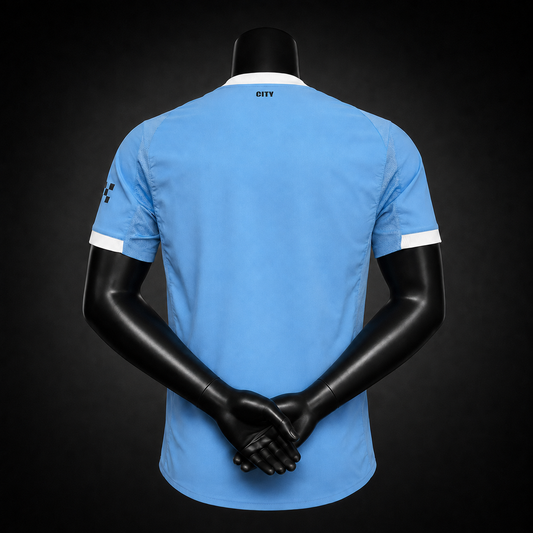Manchester City maillot Domicile 2025/2026 version Player vue de dos