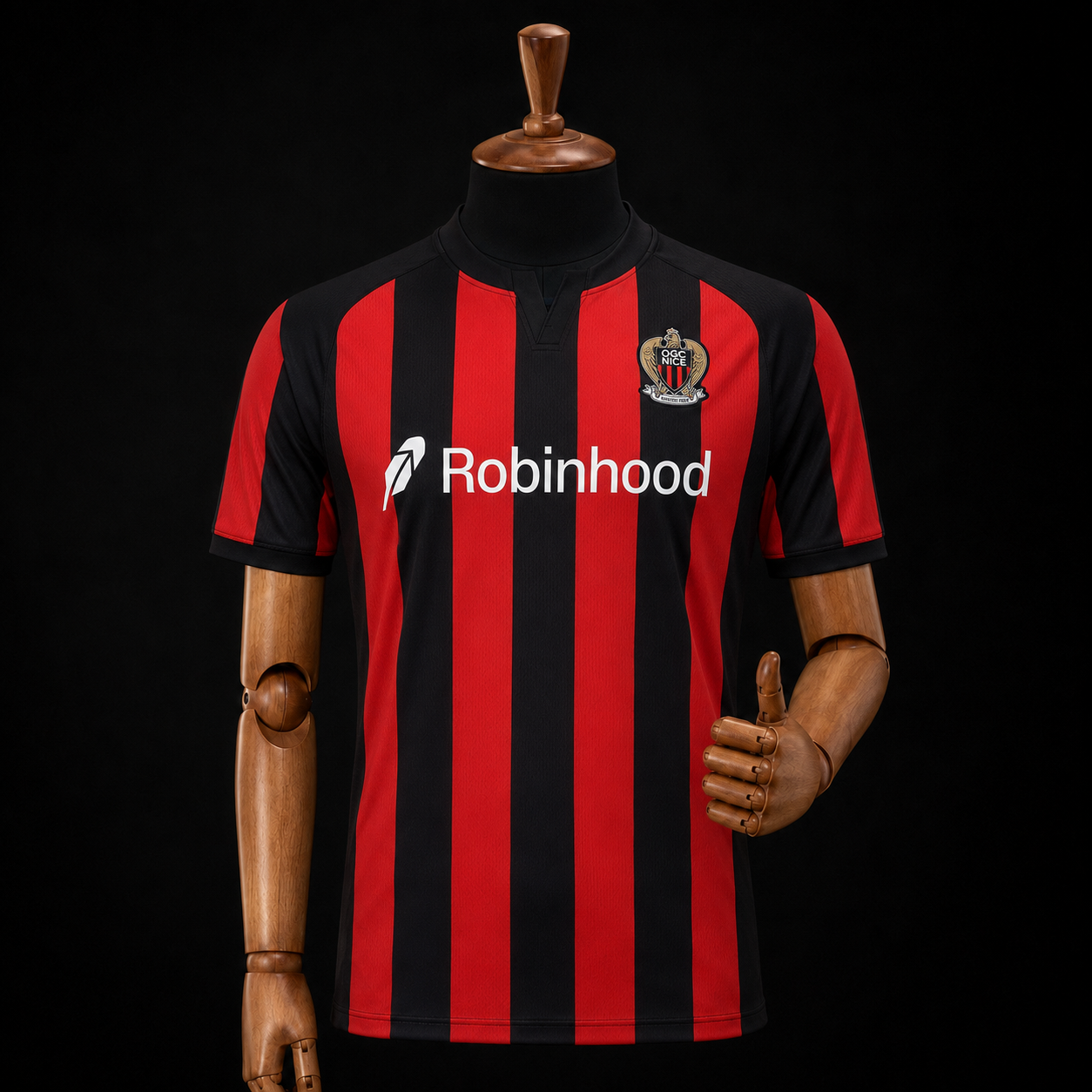 OGC Nice maillot domicile 2026/2027 version Fan vue de face