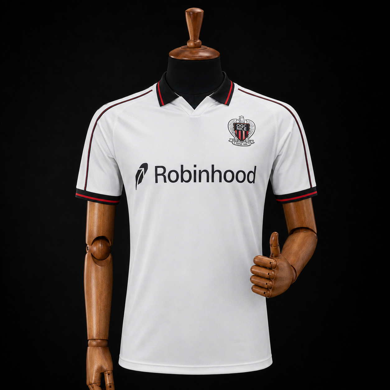OGC Nice maillot extérieur 2026/2027 version Fan vue de face