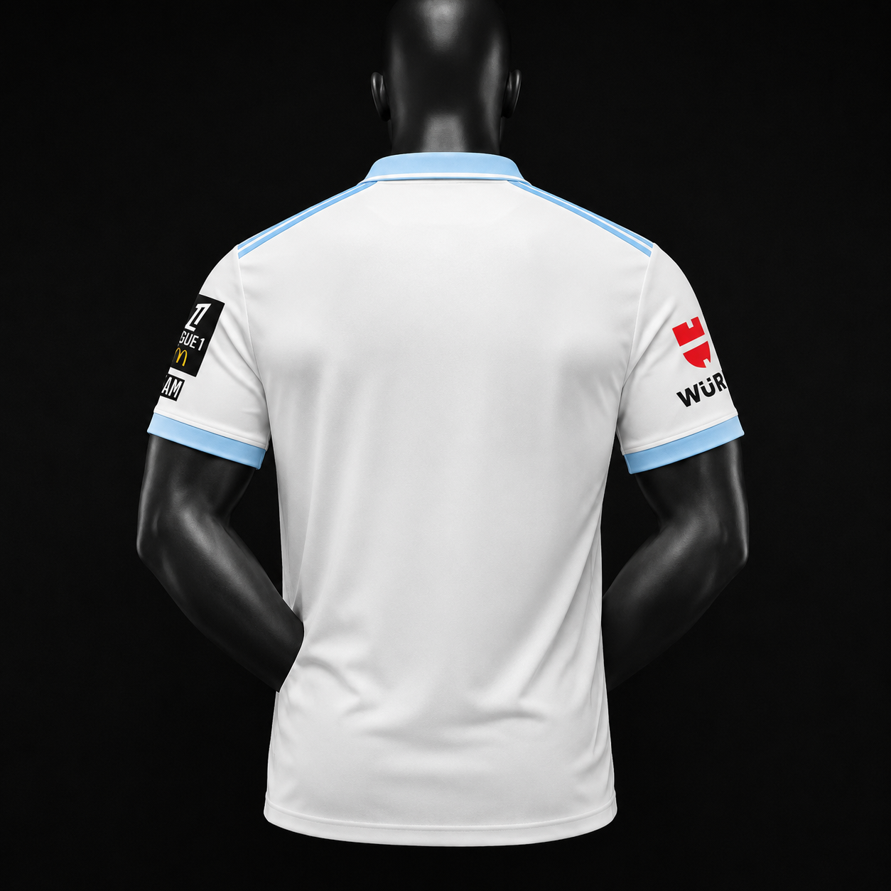 RC Strasbourg Alsace maillot extérieur 2026/2027 version Player vue de dos