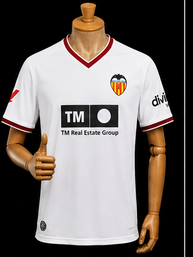 Valencia CF maillot domicile 2026/2027 version Fan vue de face